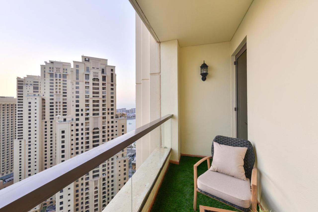 Luxury Jbr - Marina View - 5* Beach Resorts Access Dubaj Kültér fotó