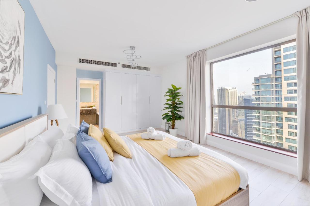 Luxury Jbr - Marina View - 5* Beach Resorts Access Dubaj Kültér fotó