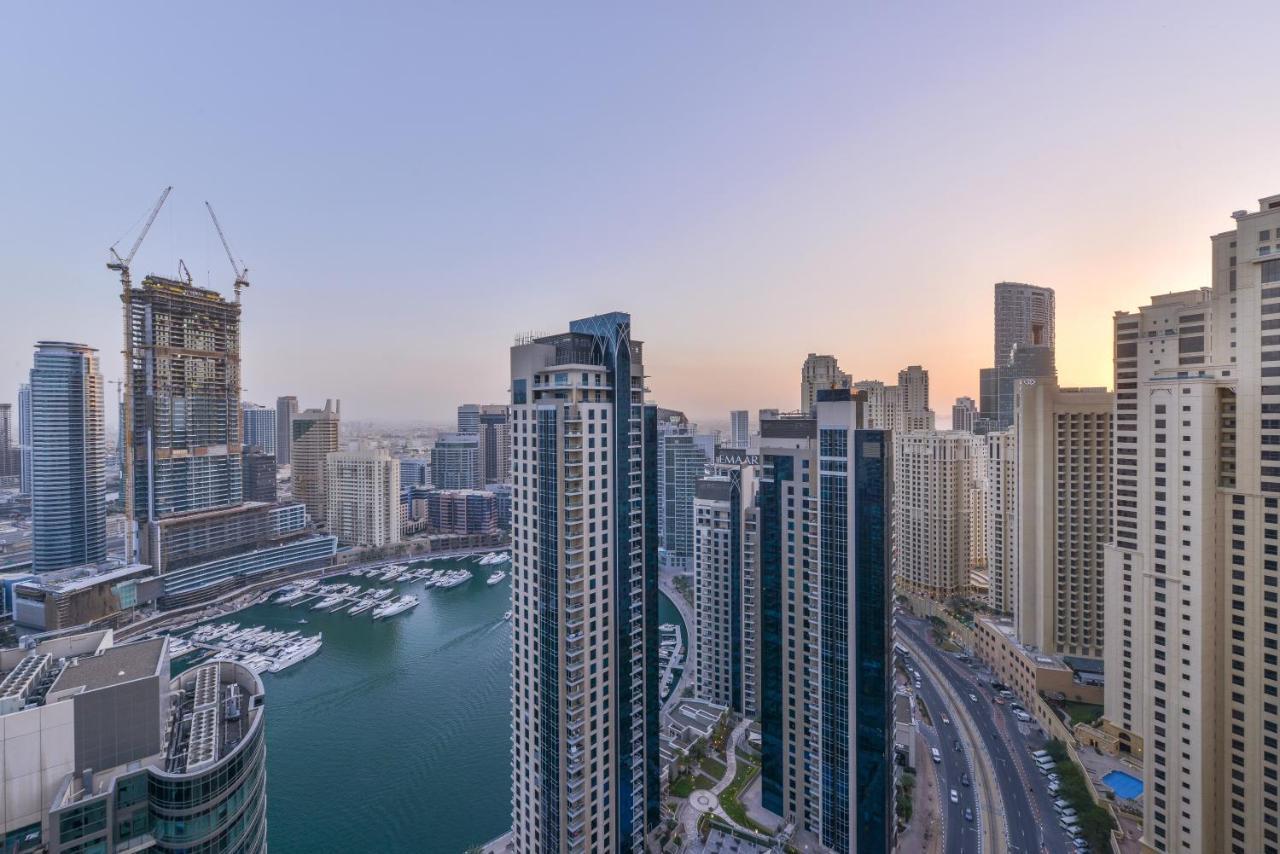Luxury Jbr - Marina View - 5* Beach Resorts Access Dubaj Kültér fotó
