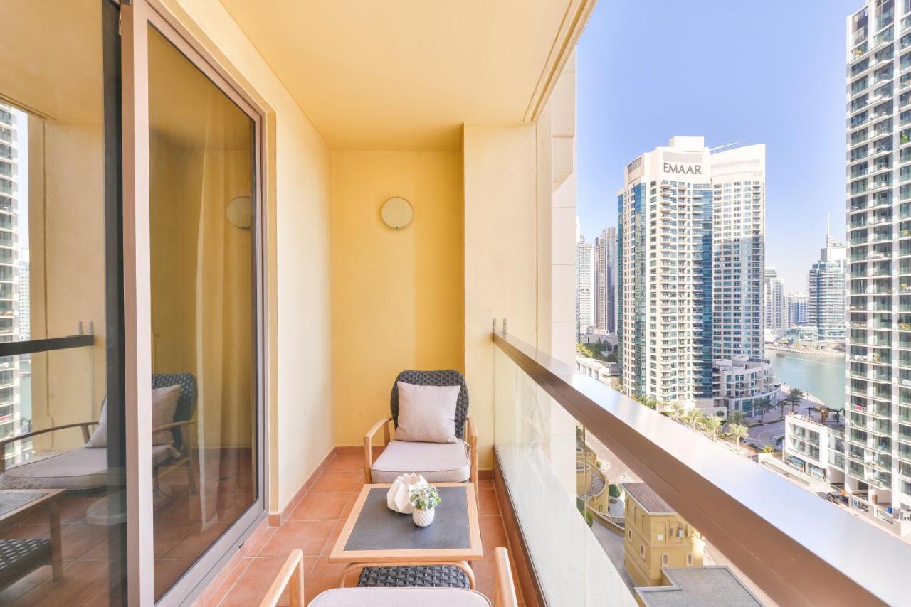 Luxury Jbr - Marina View - 5* Beach Resorts Access Dubaj Kültér fotó