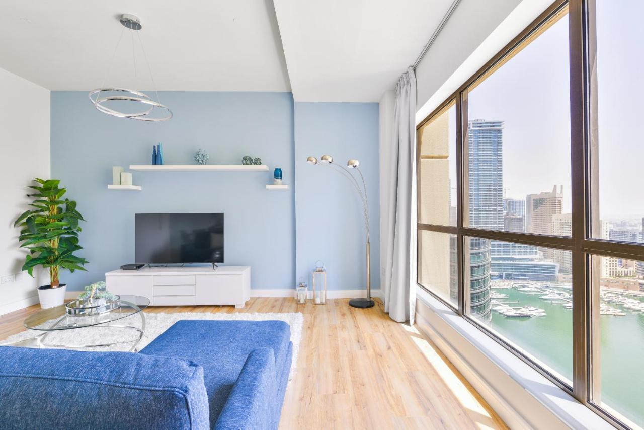 Luxury Jbr - Marina View - 5* Beach Resorts Access Dubaj Kültér fotó