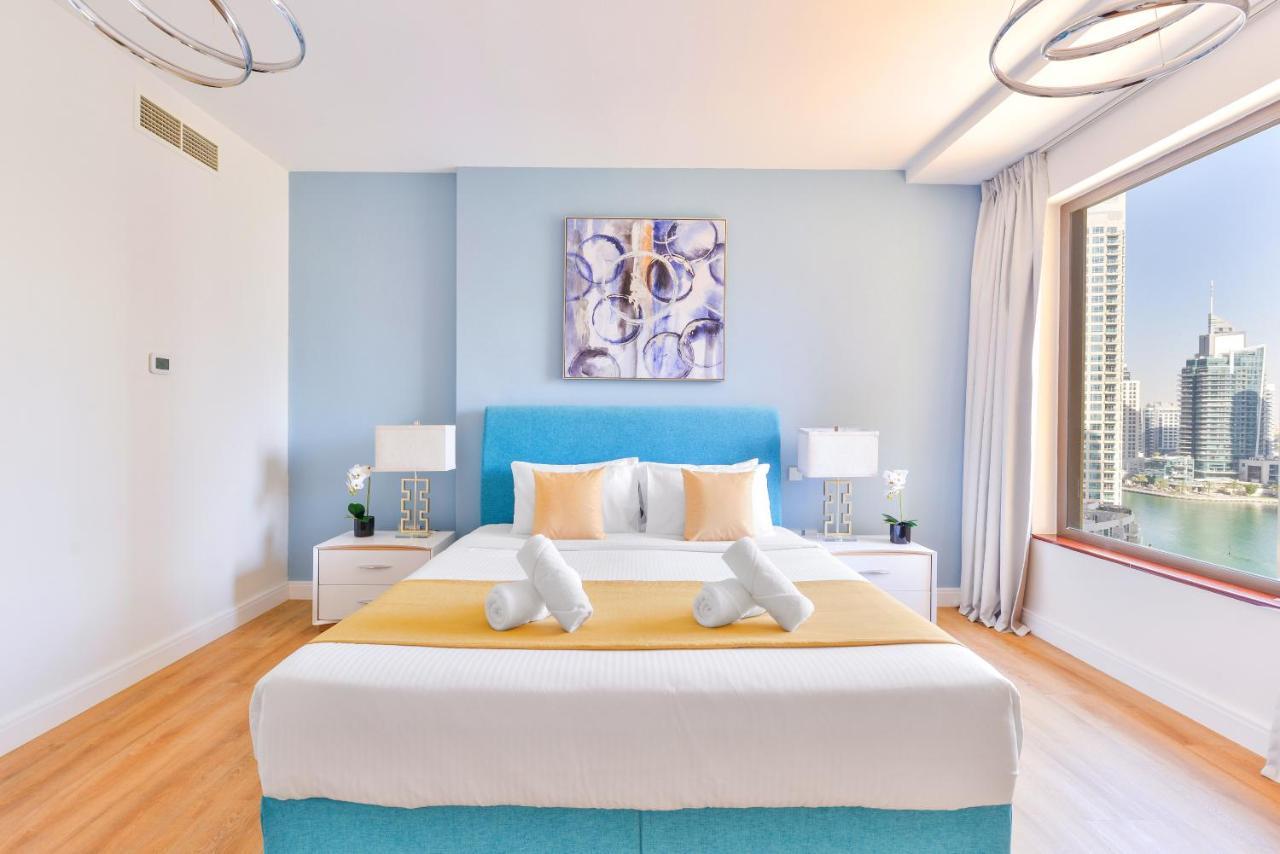 Luxury Jbr - Marina View - 5* Beach Resorts Access Dubaj Kültér fotó