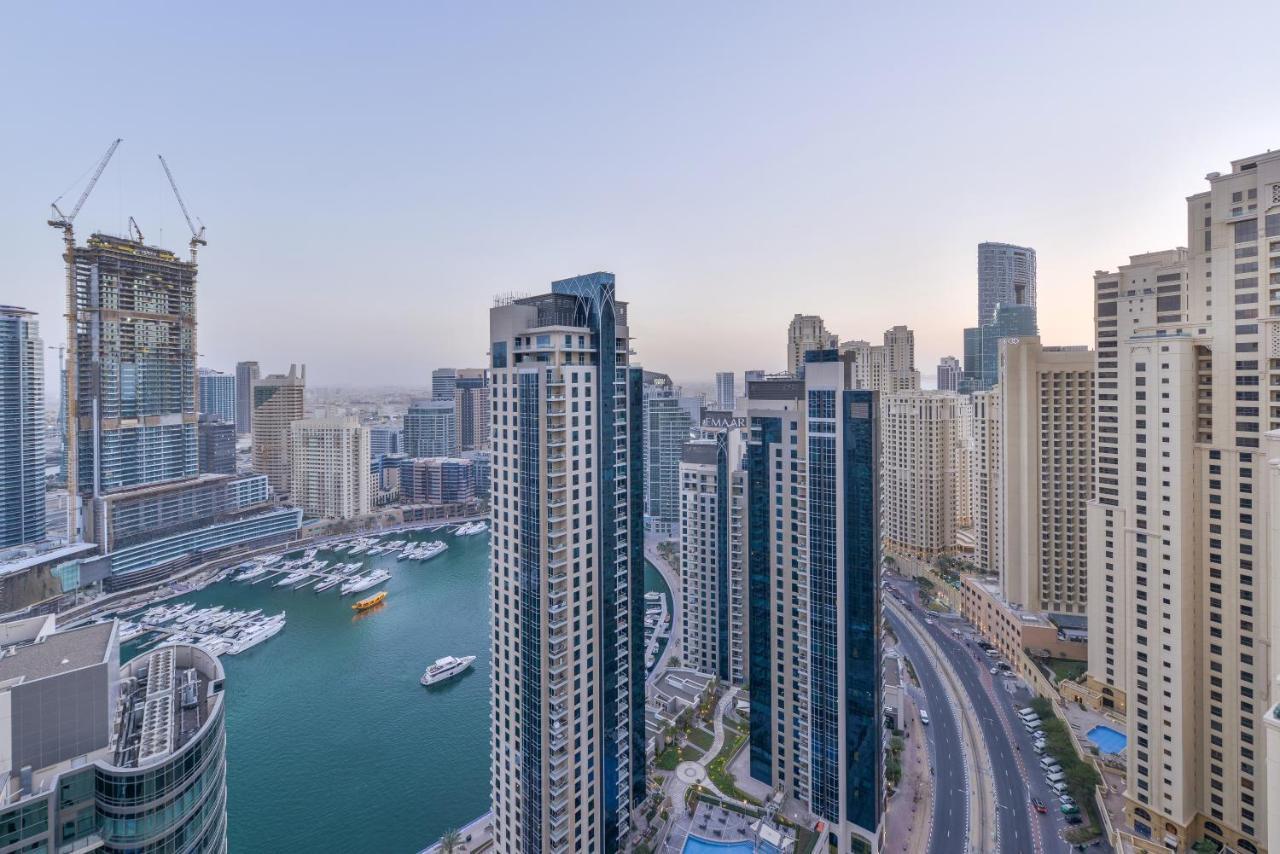 Luxury Jbr - Marina View - 5* Beach Resorts Access Dubaj Kültér fotó