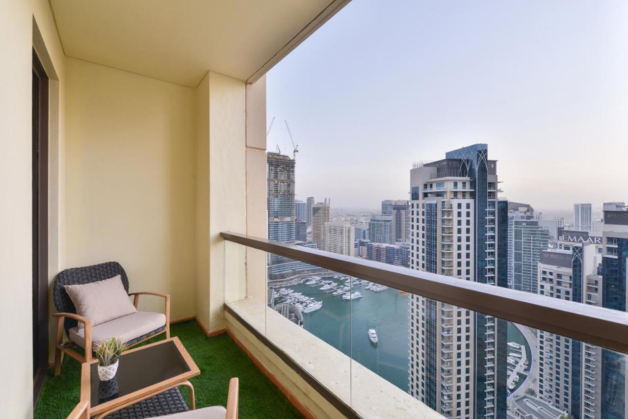 Luxury Jbr - Marina View - 5* Beach Resorts Access Dubaj Kültér fotó