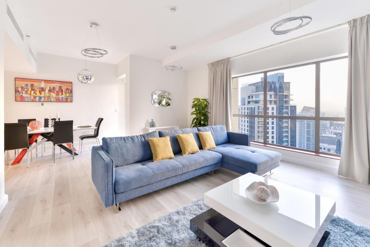Luxury Jbr - Marina View - 5* Beach Resorts Access Dubaj Kültér fotó