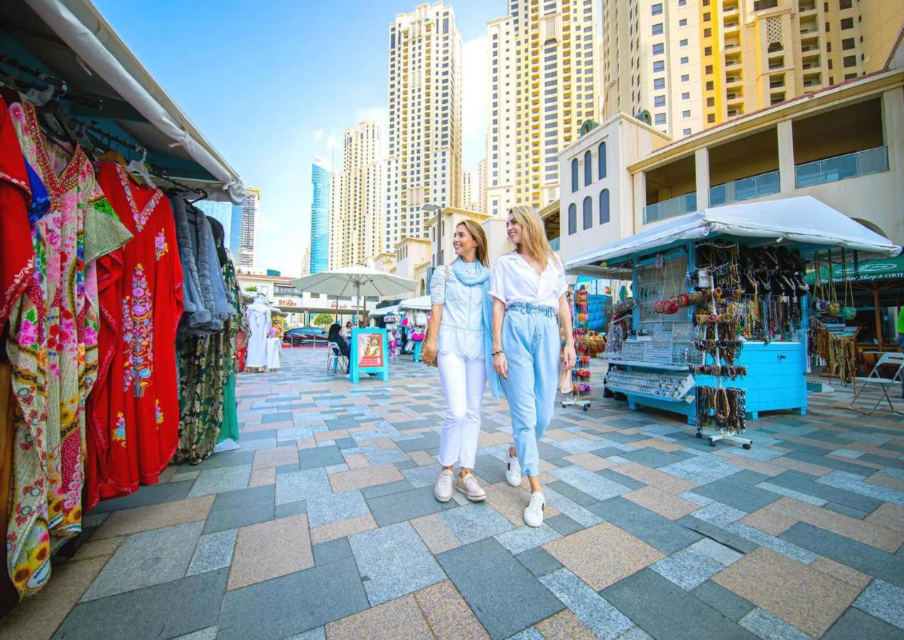Luxury Jbr - Marina View - 5* Beach Resorts Access Dubaj Kültér fotó